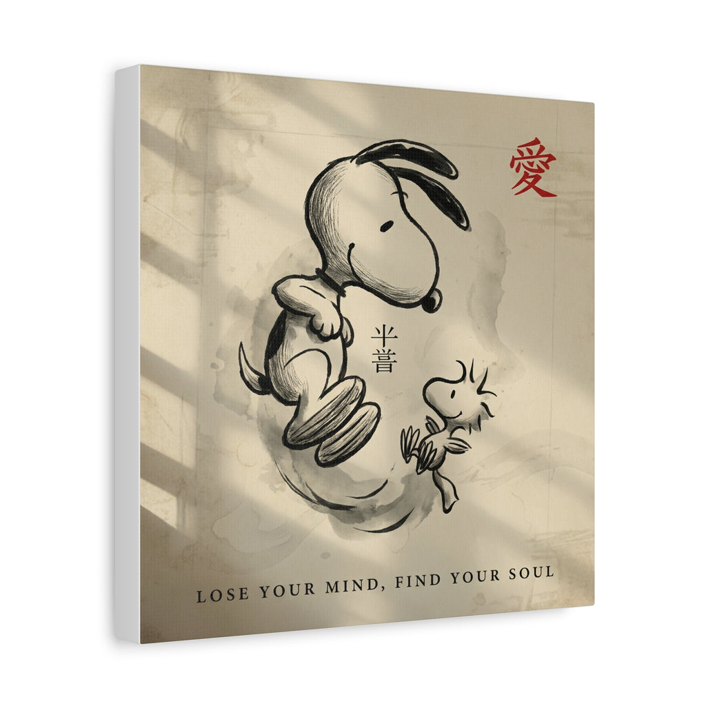 Zen Snoopy Woodstock Canvas