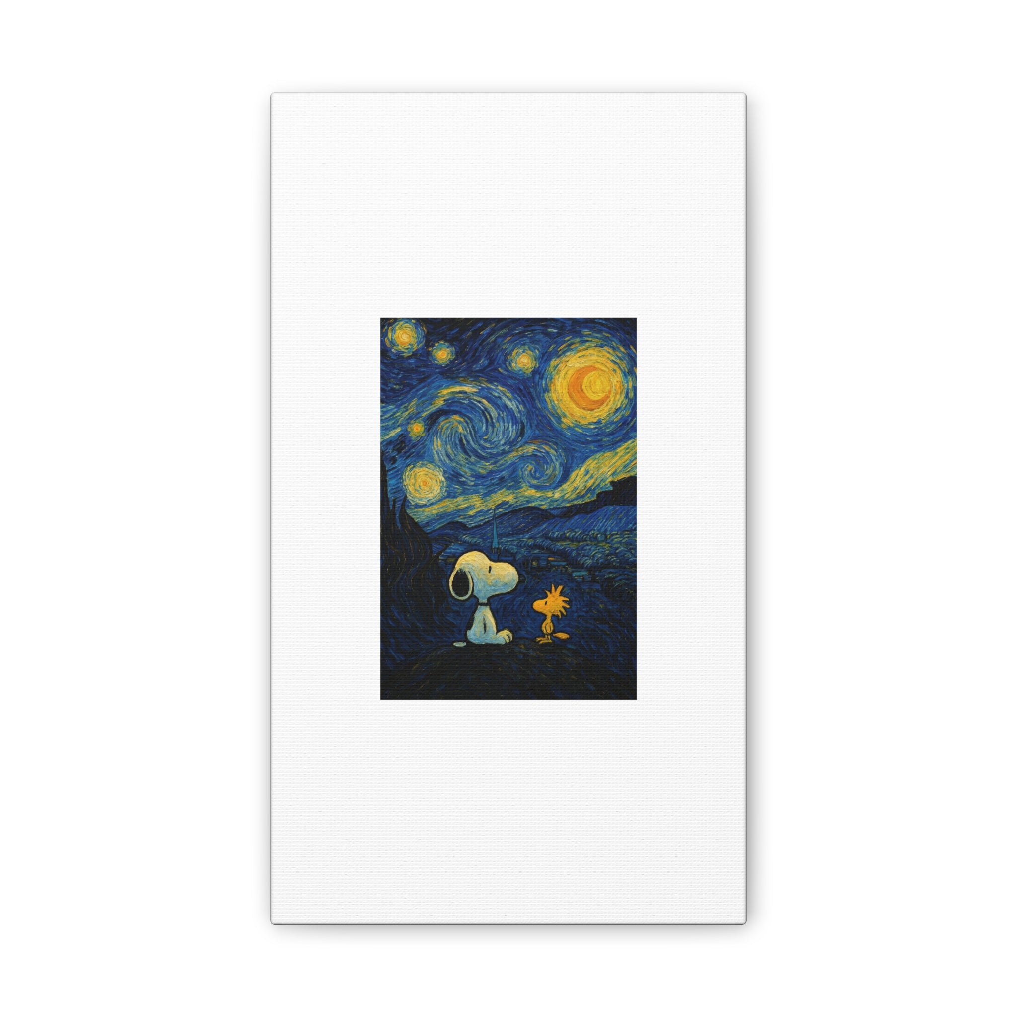 Snoopy Paris Autumn Canvas