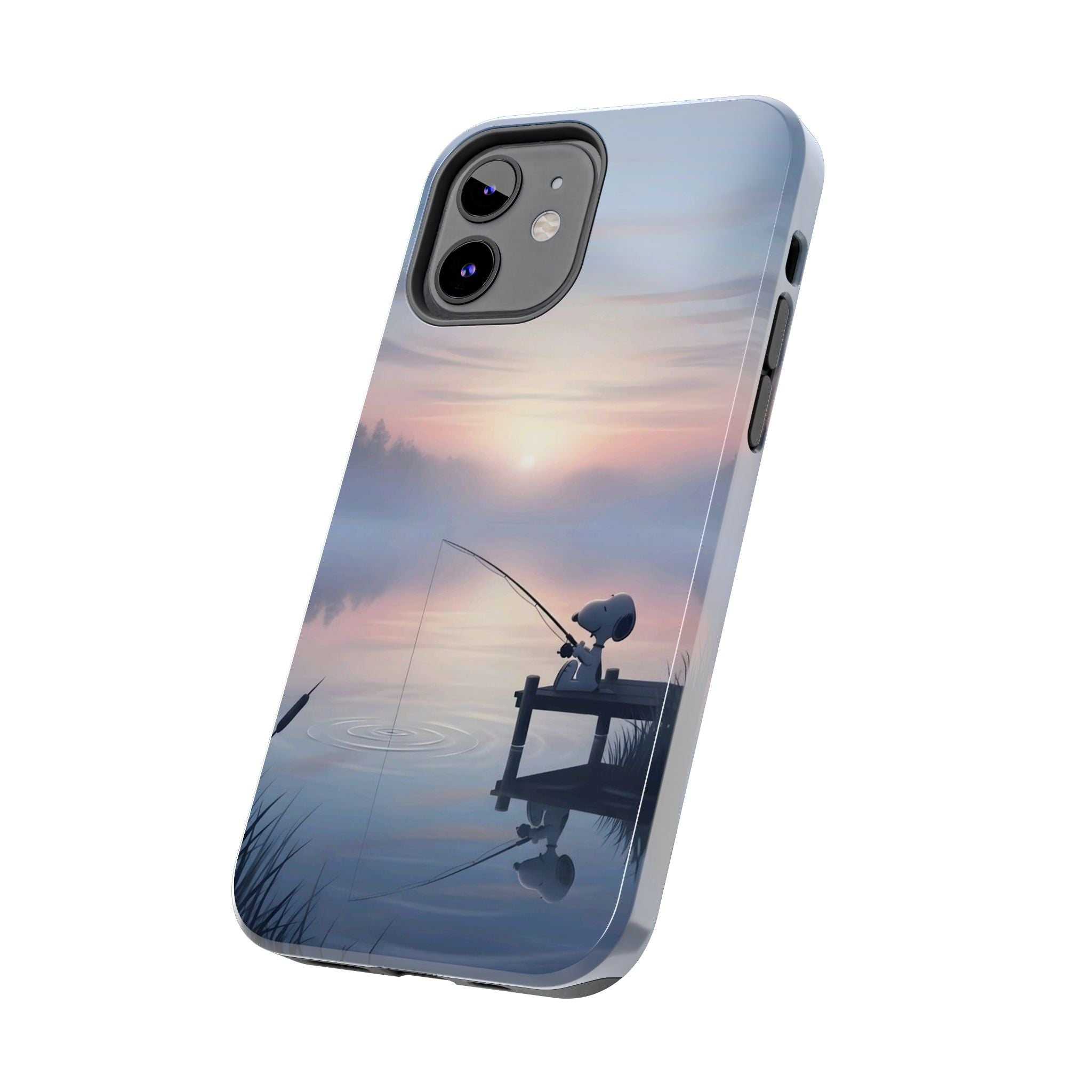Sunset Fishing Phone Case