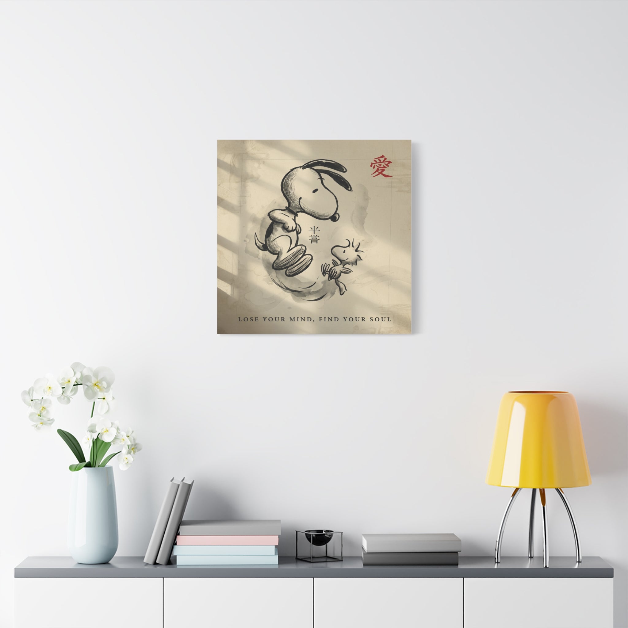 Zen Snoopy Woodstock Canvas