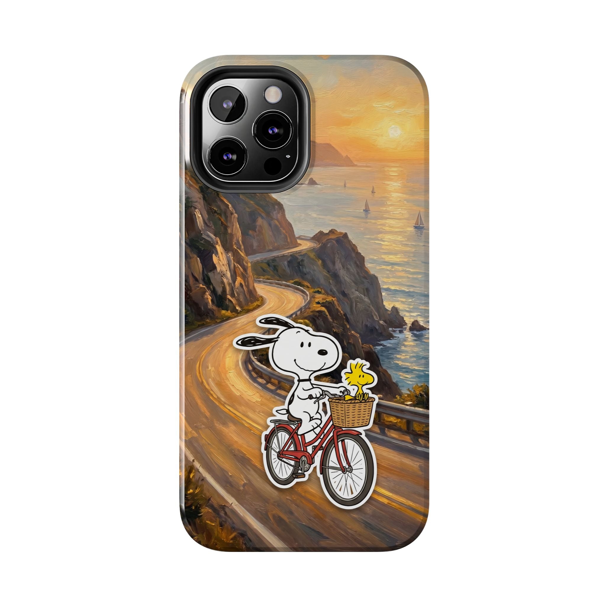 Snoopy Woodstock Bicycle Phone Case