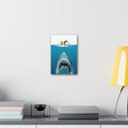 Snoopy Shark Surf Canvas