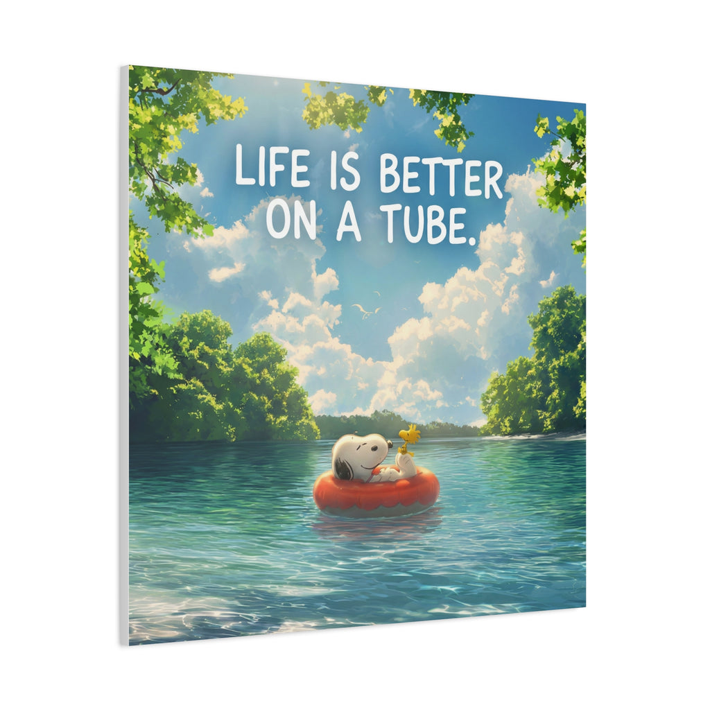Life On A Tube Canvas