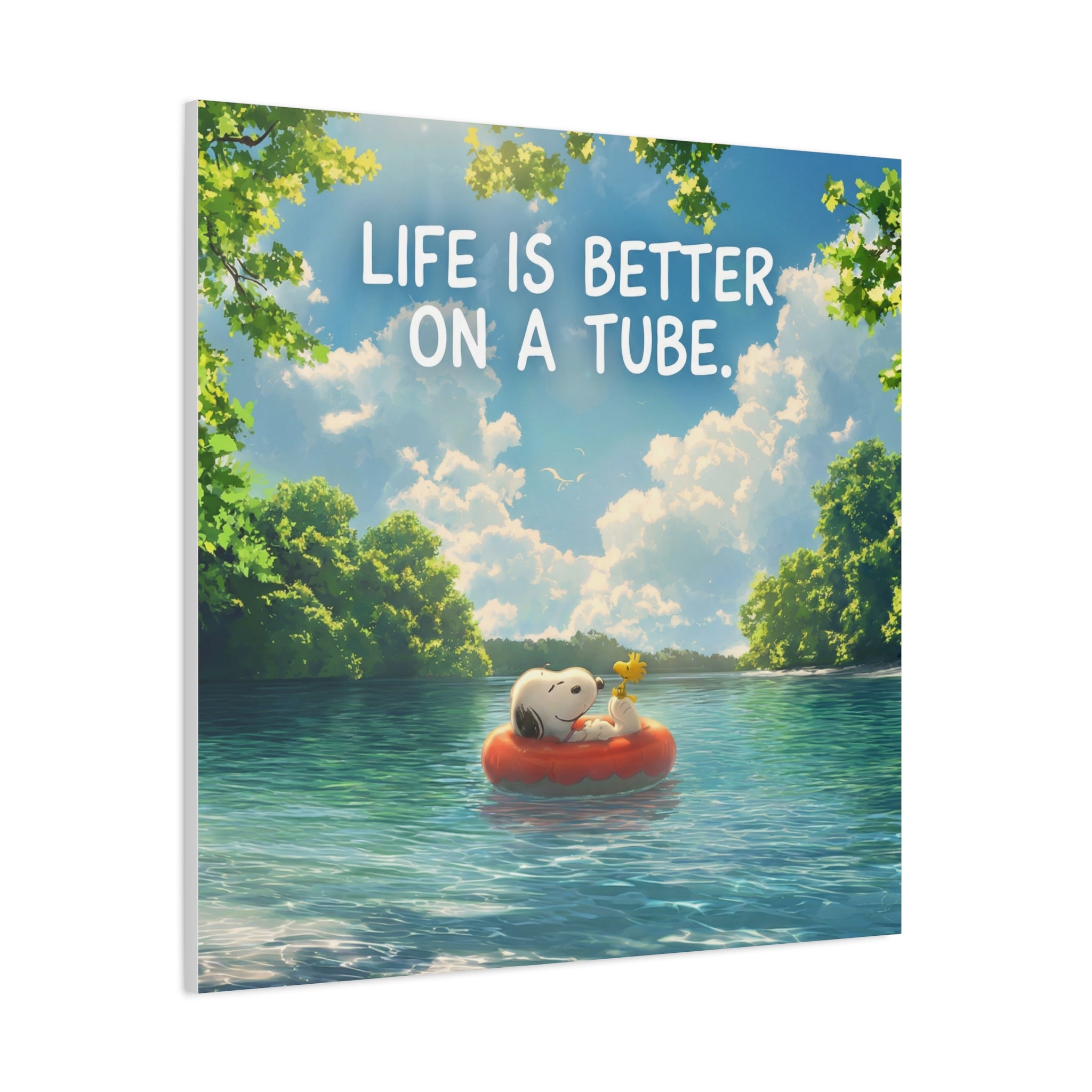 Life On A Tube Canvas
