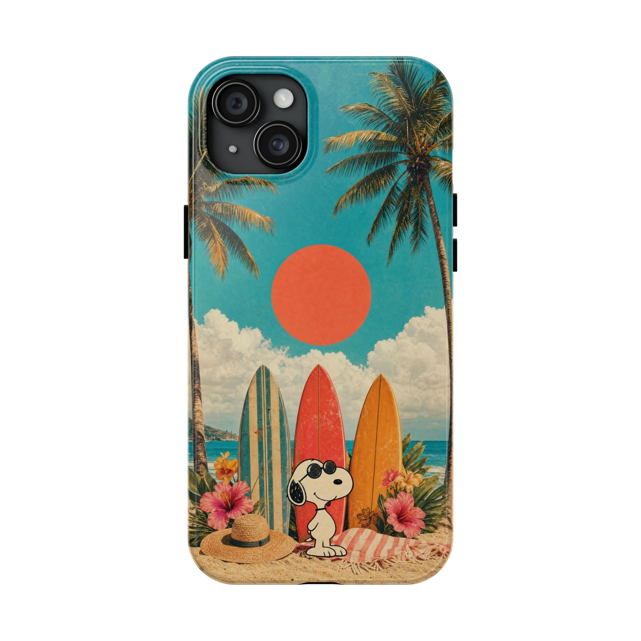 Retro Beach Sun Case