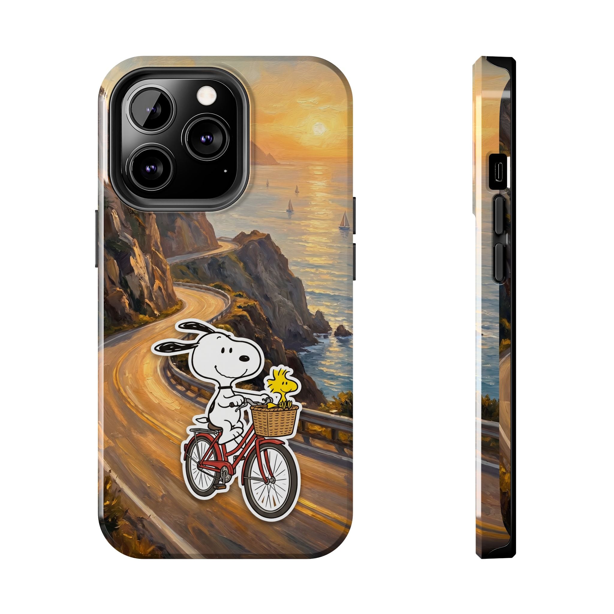 Snoopy Woodstock Bicycle Phone Case