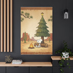 Snoopy Campfire Canvas