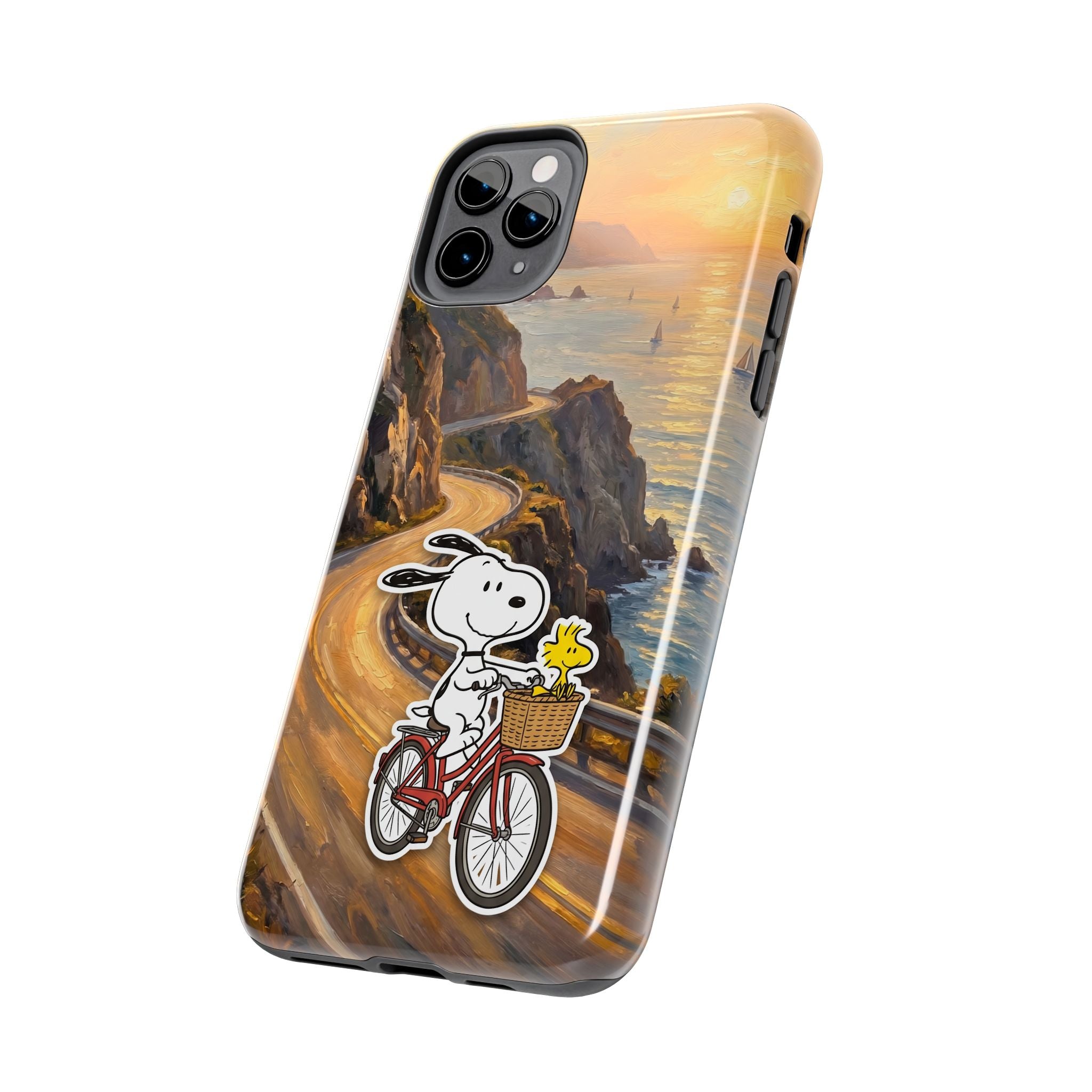 Snoopy Woodstock Bicycle Phone Case