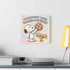 Cookie Powered Snoopy Canvas