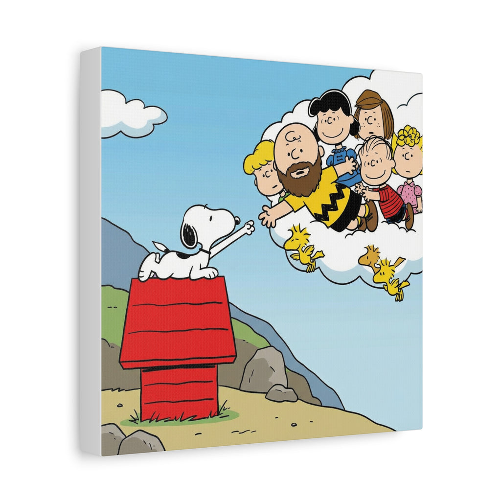 Snoopy Painting Reimagined Canvas