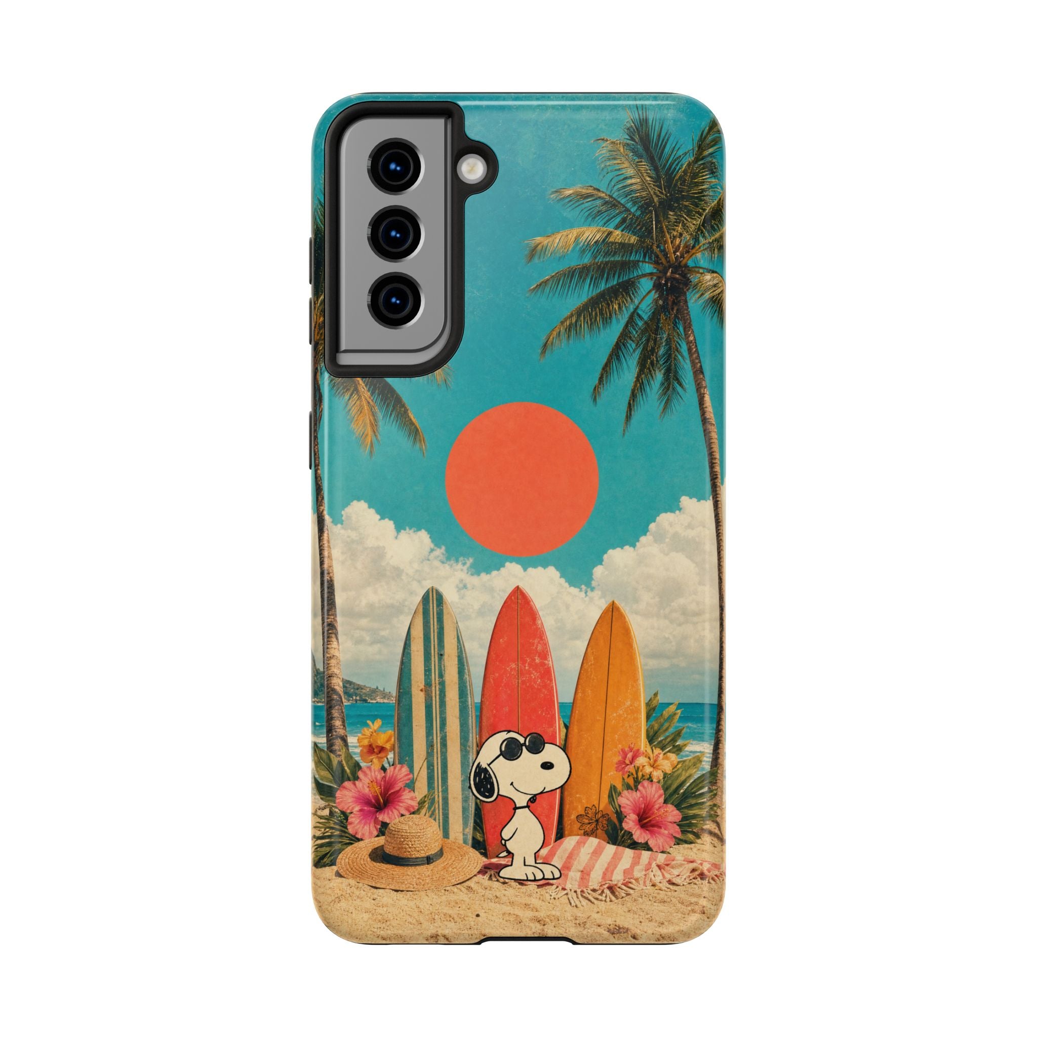 Retro Beach Sun Case
