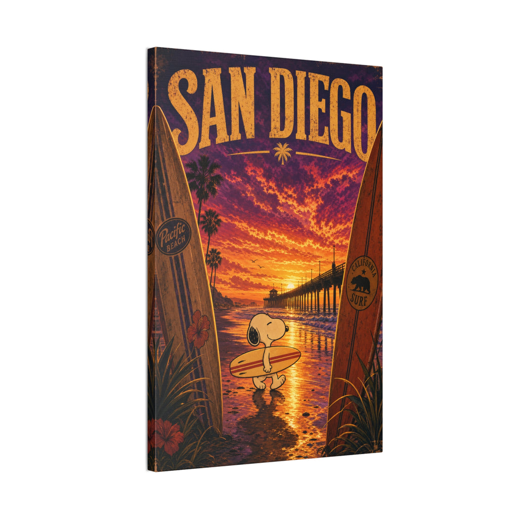 San Diego Surf Canvas