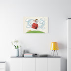 Flying Doghouse Canvas