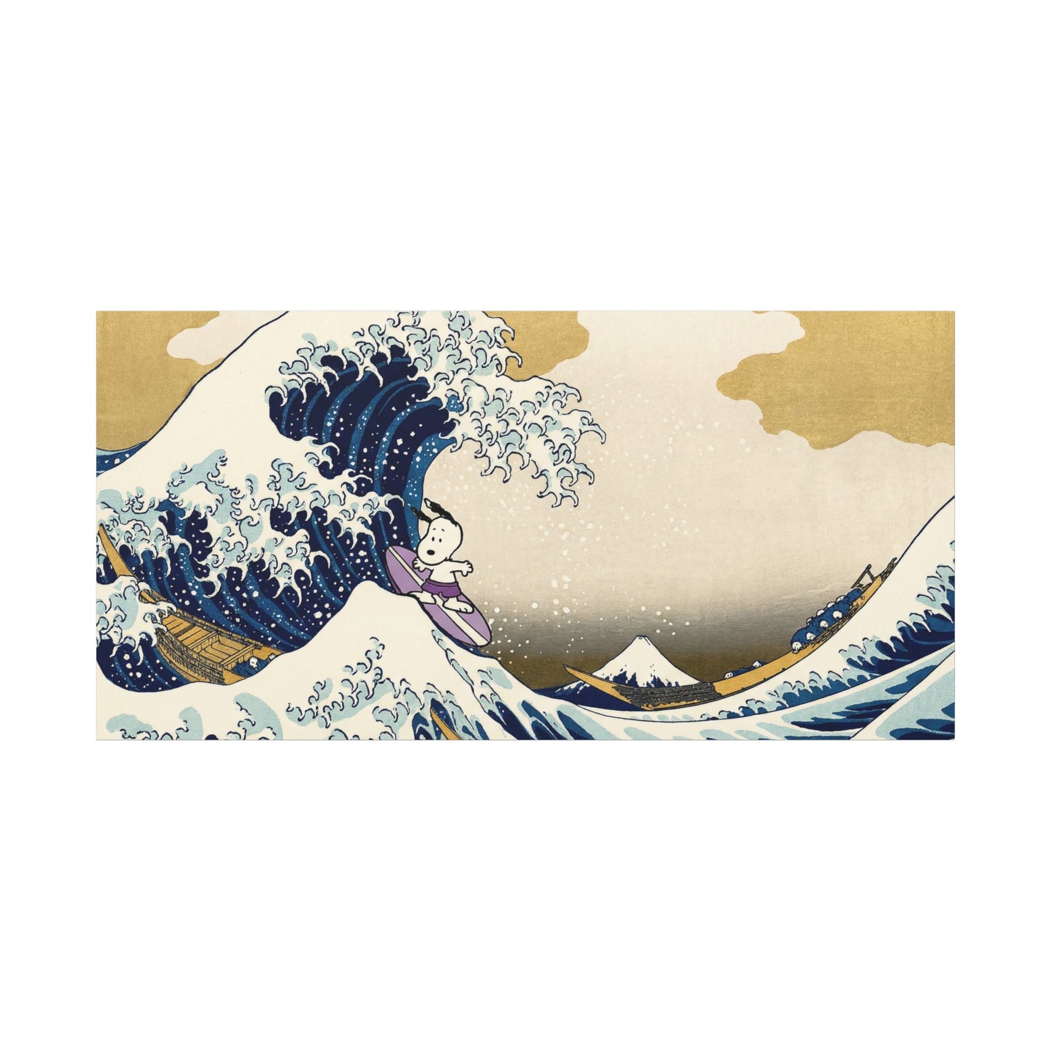 Great Wave Mashup Canvas
