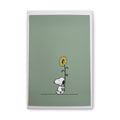 Snoopy With Sunflower Canvas