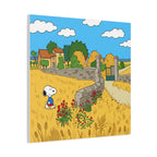 Snoopy Wheat Field Canvas