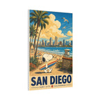 Snoopy San Diego Canvas
