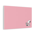 Snoopy on Laptop Canvas