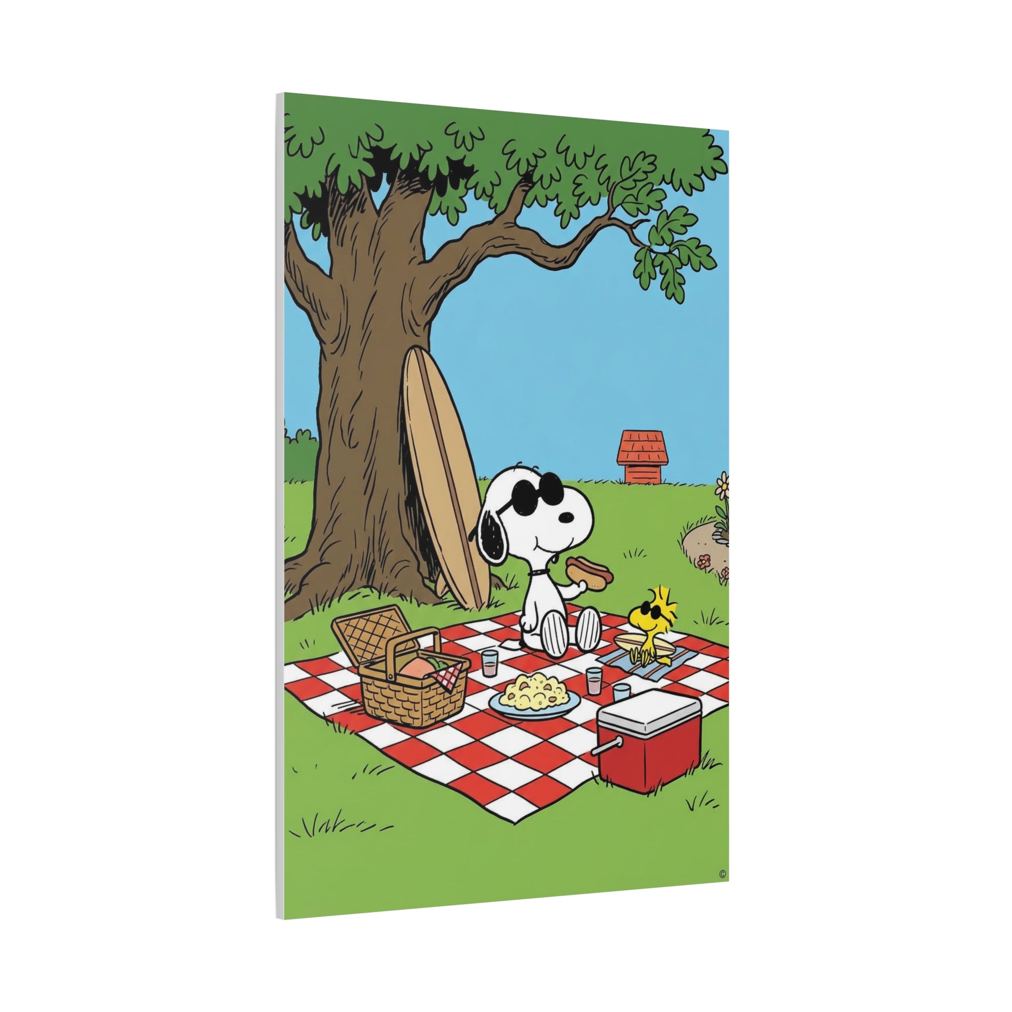 Snoopy Picnic Canvas