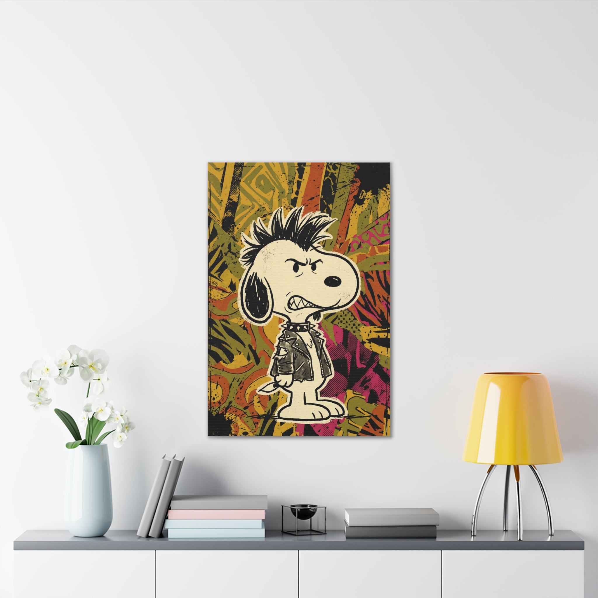 Punk Dog Canvas