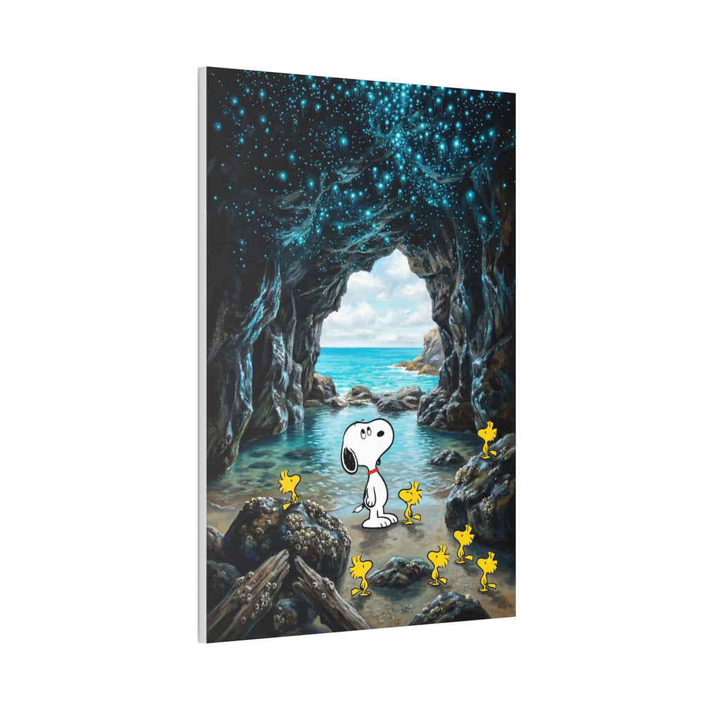 Beach Cave Canvas