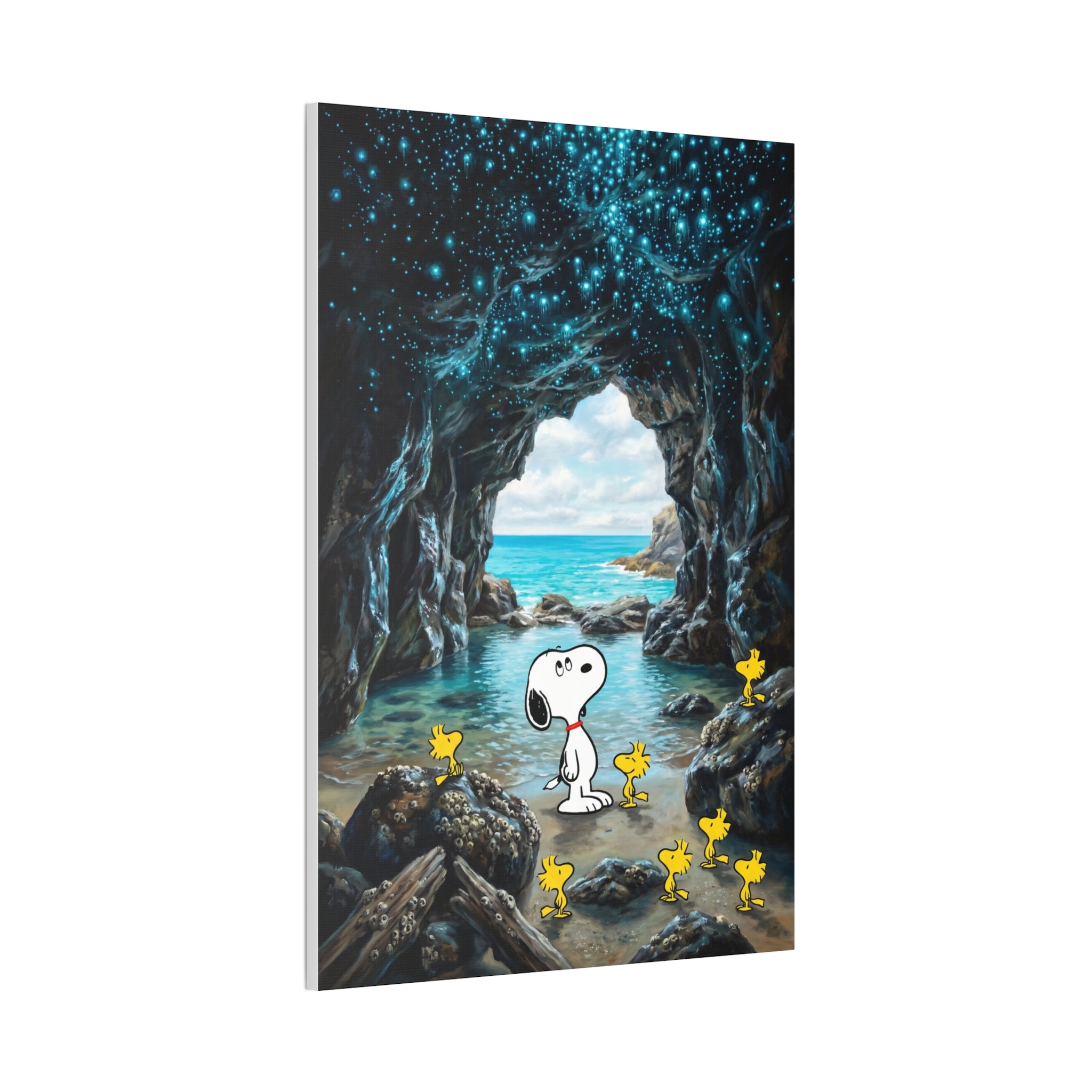 Beach Cave Canvas