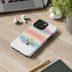 Pastel Stripe Peanuts Phone Case