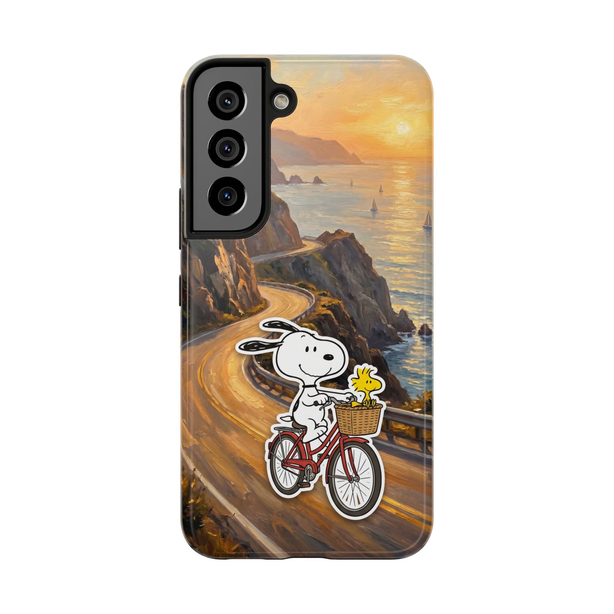Snoopy Woodstock Bicycle Phone Case