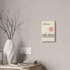 Miami Skyline Sun Canvas