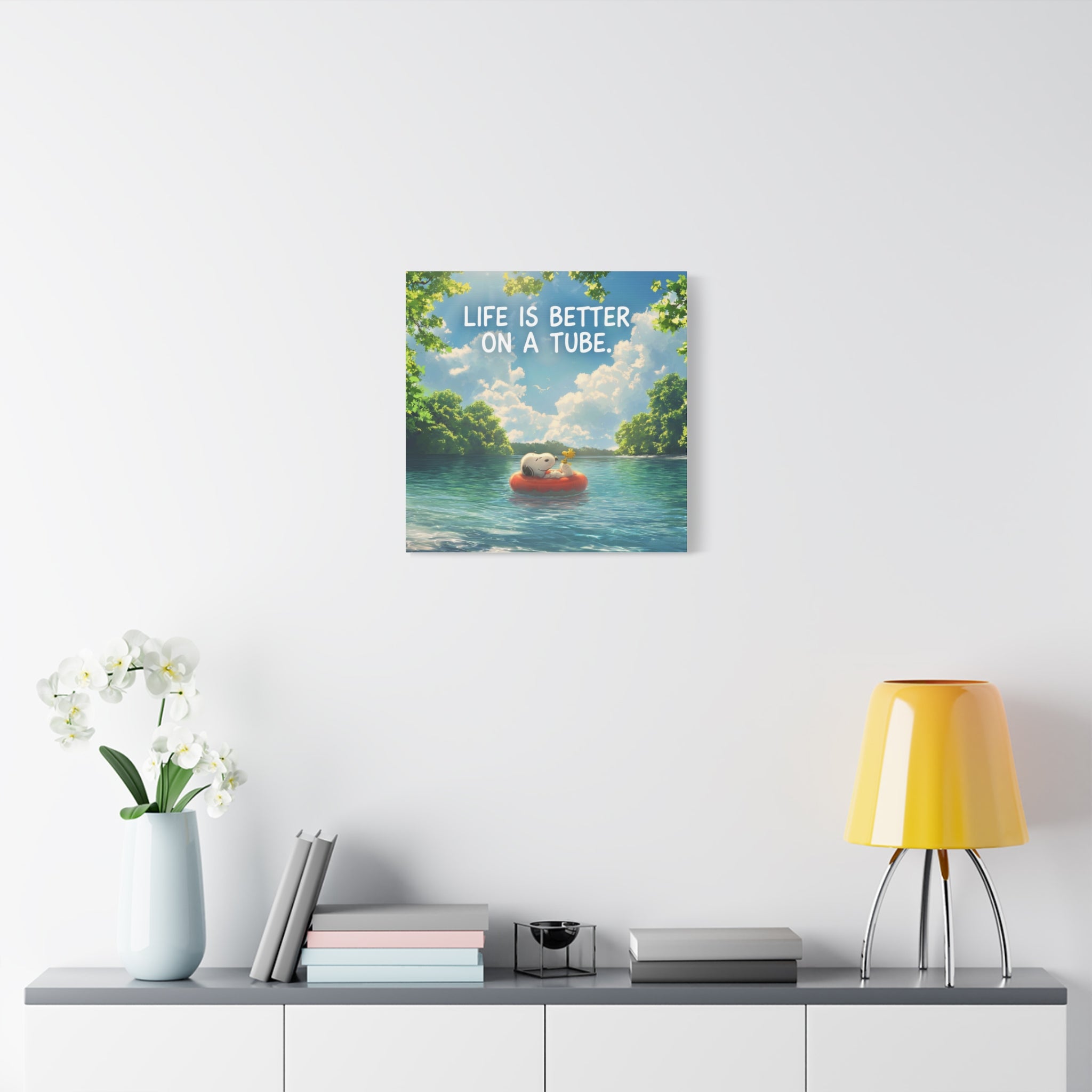 Life On A Tube Canvas