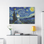 Snoopy Woodstock Starry Canvas