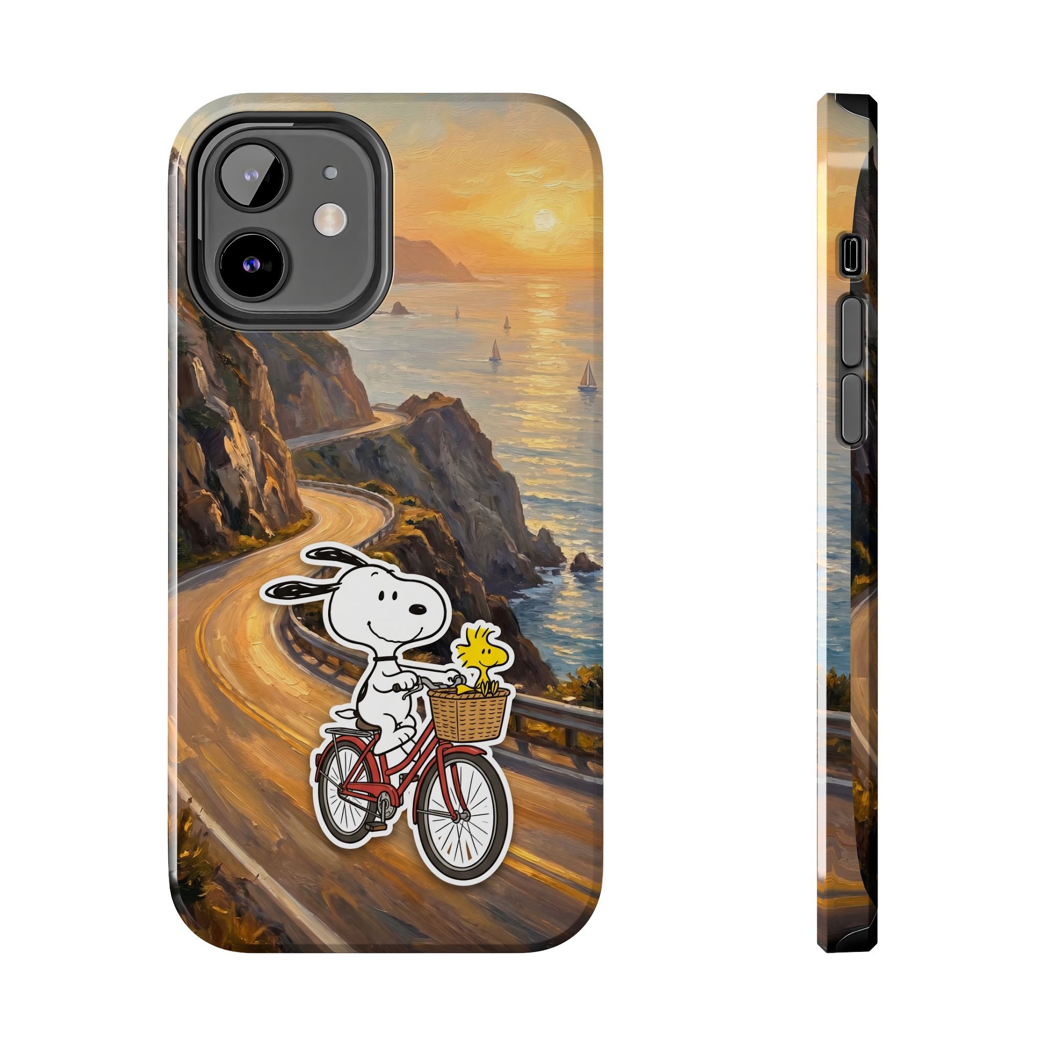 Snoopy Woodstock Bicycle Phone Case