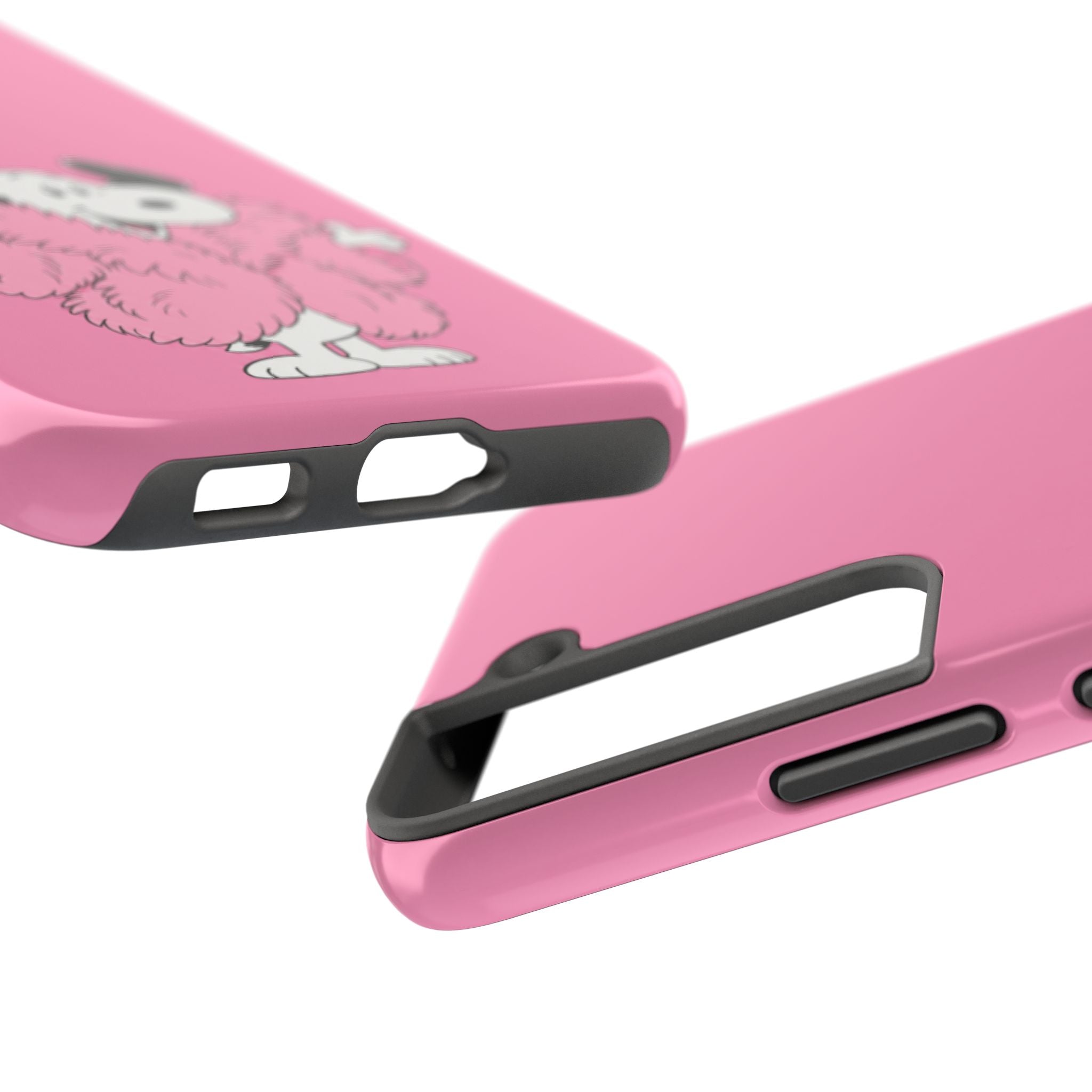 Pink Fuzzy Coat Case