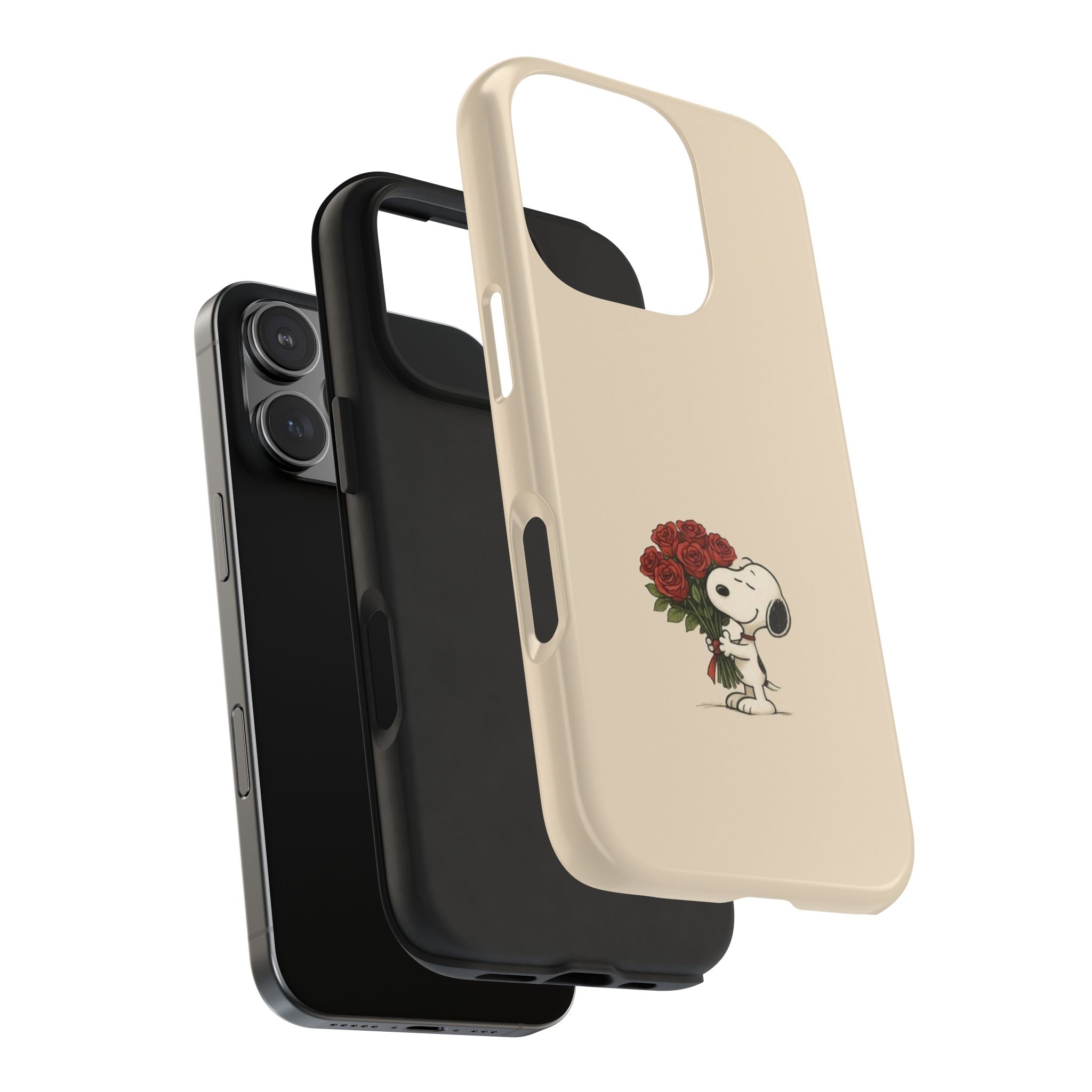 Snoopy Roses Phone Case
