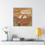 Doghouse Quote Canvas