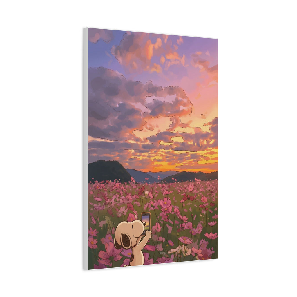 Wildflower Sunset Canvas