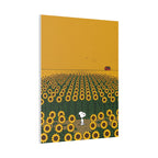 Snoopy in Sunflower Field Canvas