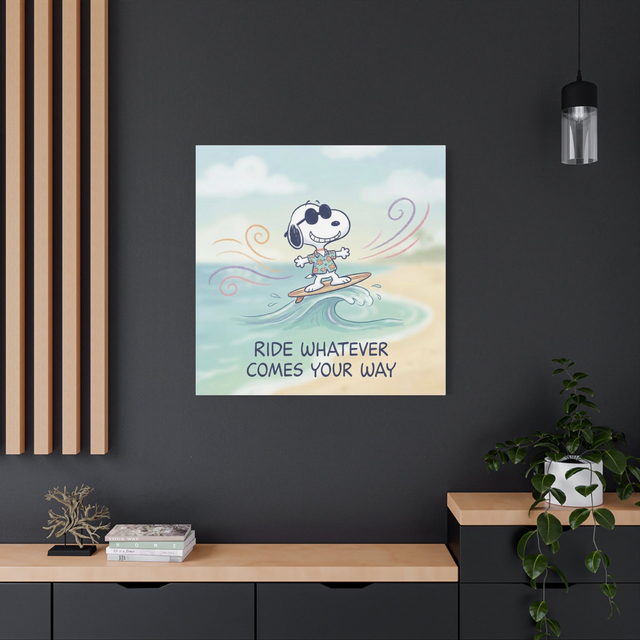 Ride Whatever Comes Canvas