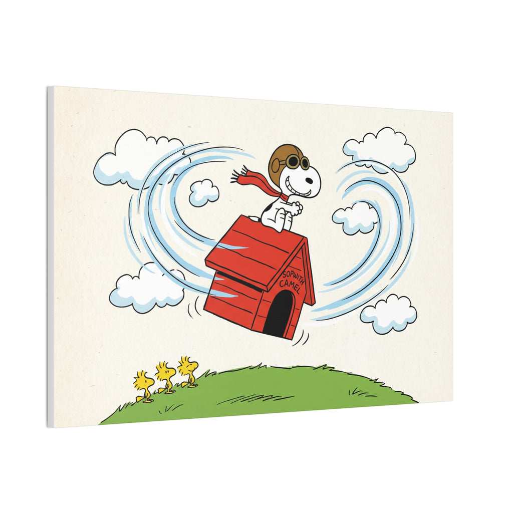 Flying Beagle Canvas