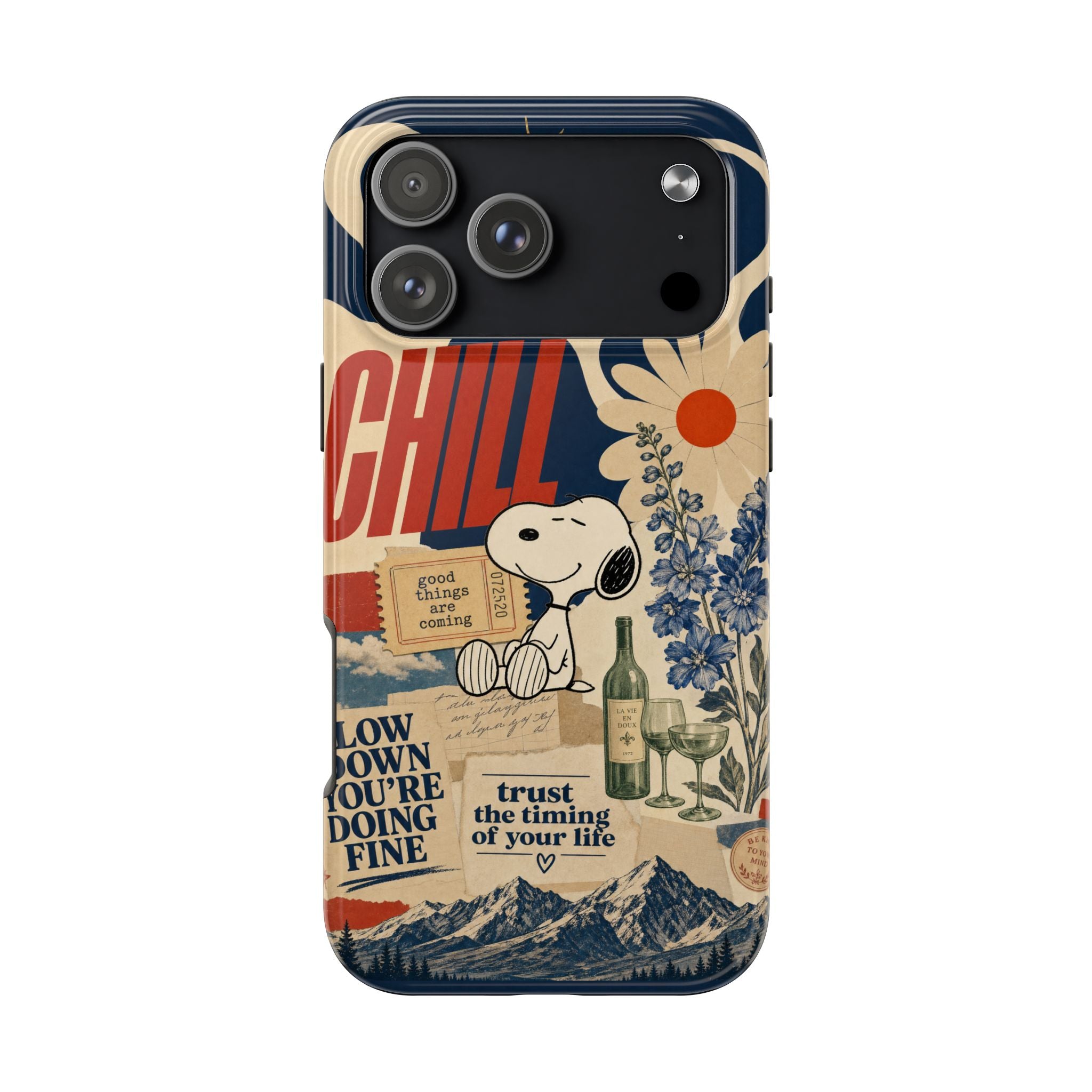 Snoopy Chill Collage Case
