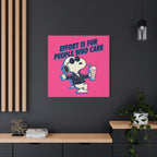 Snoopy Effort Quote Canvas