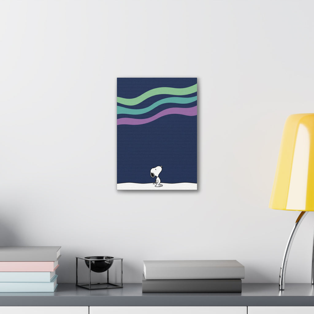 Snoopy Looking Up Canvas