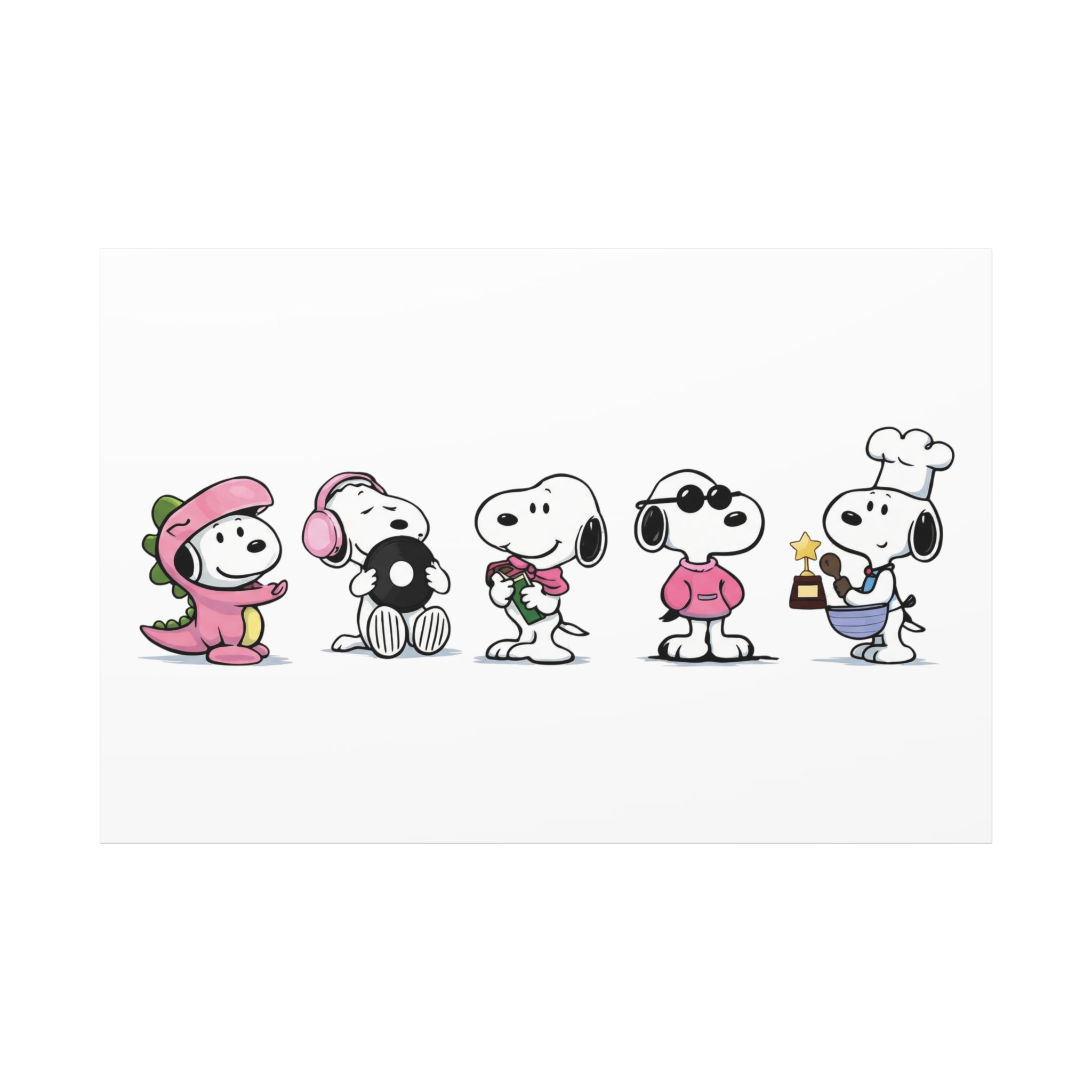 Snoopy Lineup Canvas
