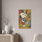 Grunge Rock Snoopy Canvas