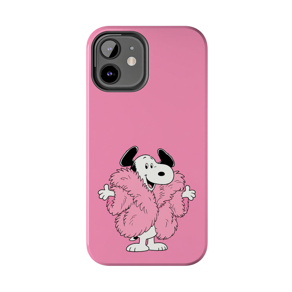 Pink Fuzzy Coat Case