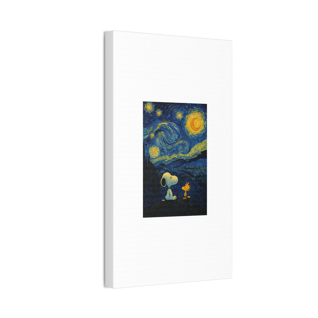 Snoopy Paris Autumn Canvas