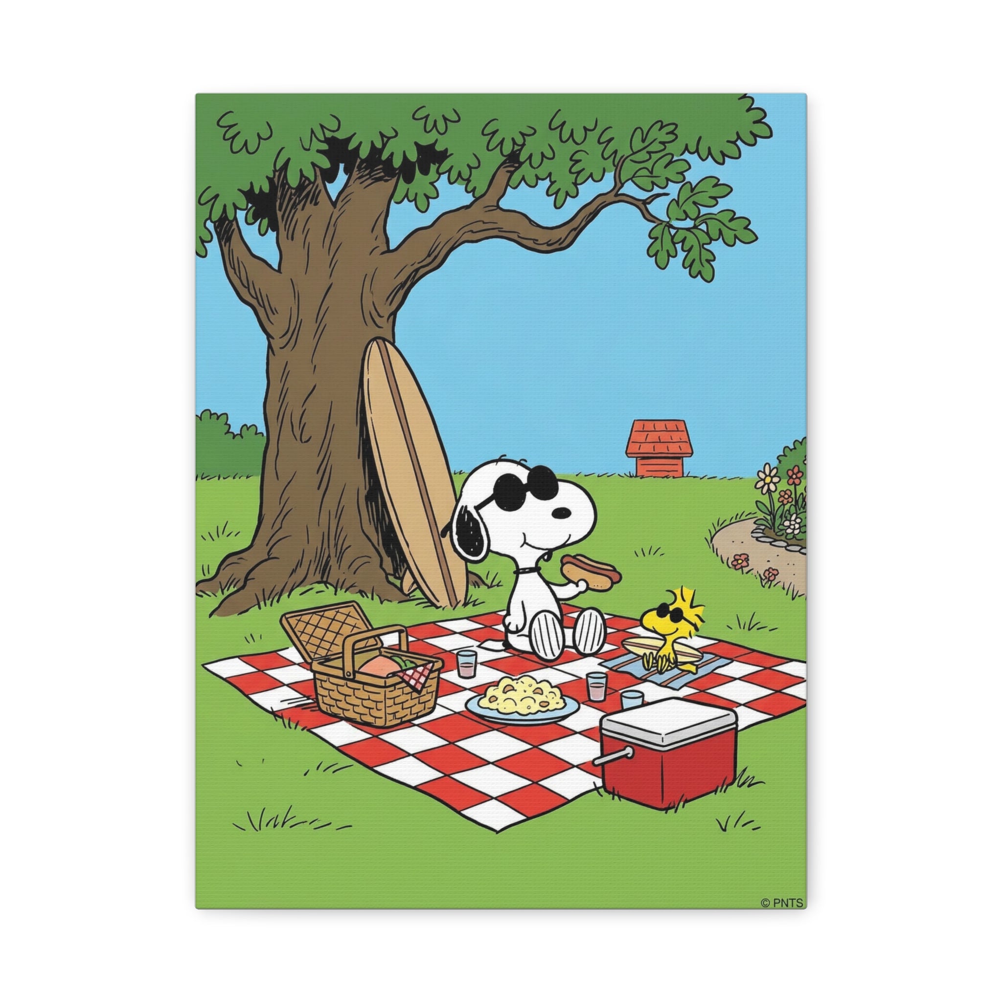 Snoopy Picnic Canvas