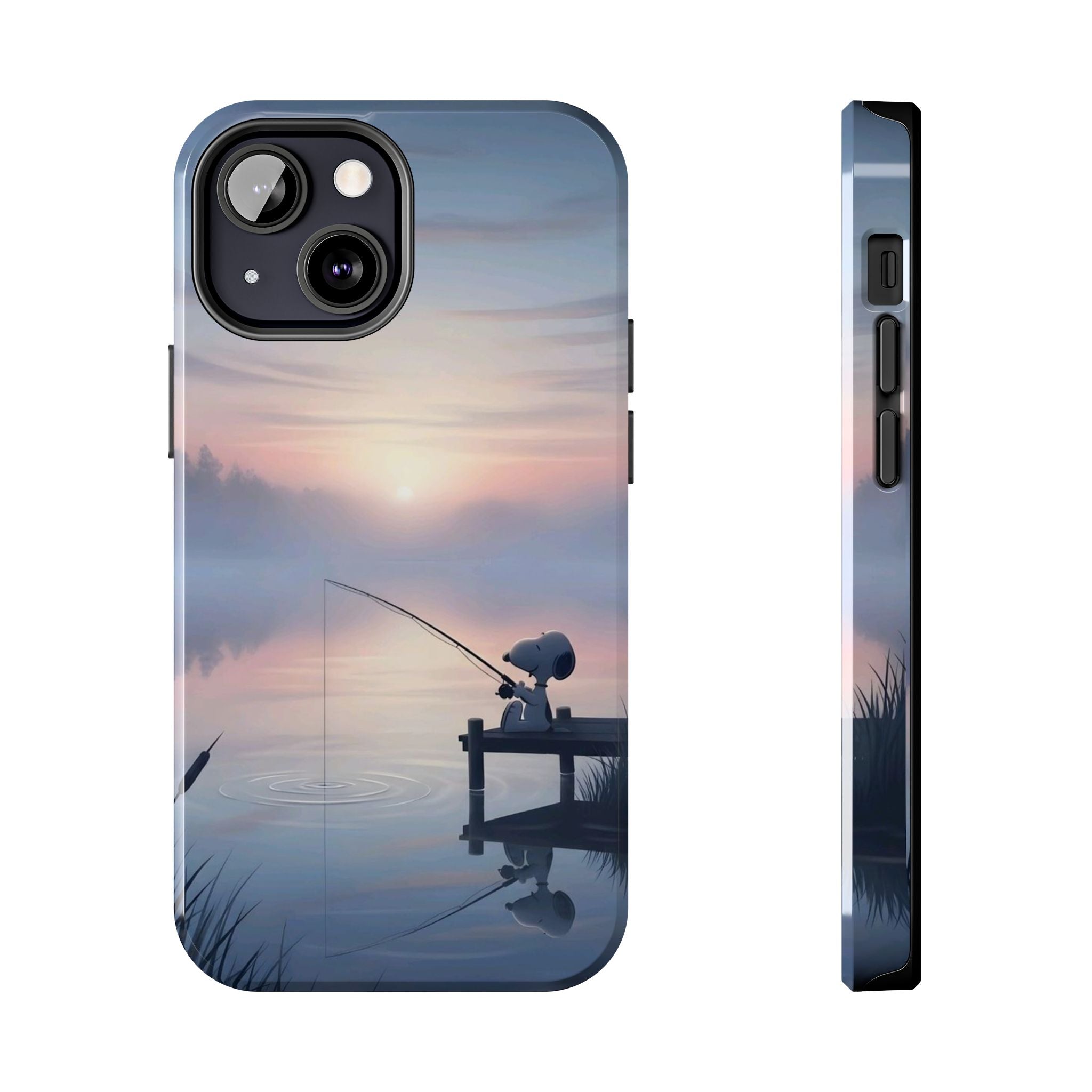 Sunset Fishing Phone Case