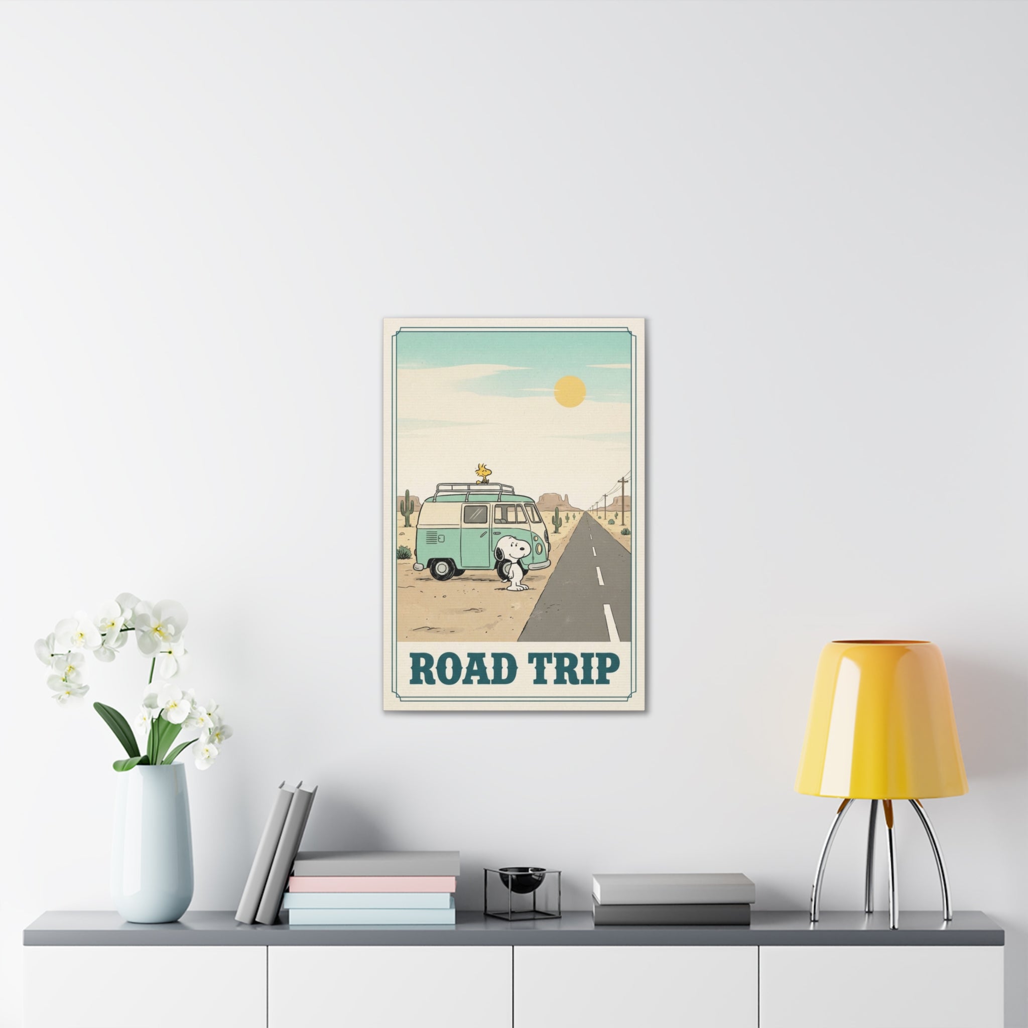 Snoopy Road Trip Canvas