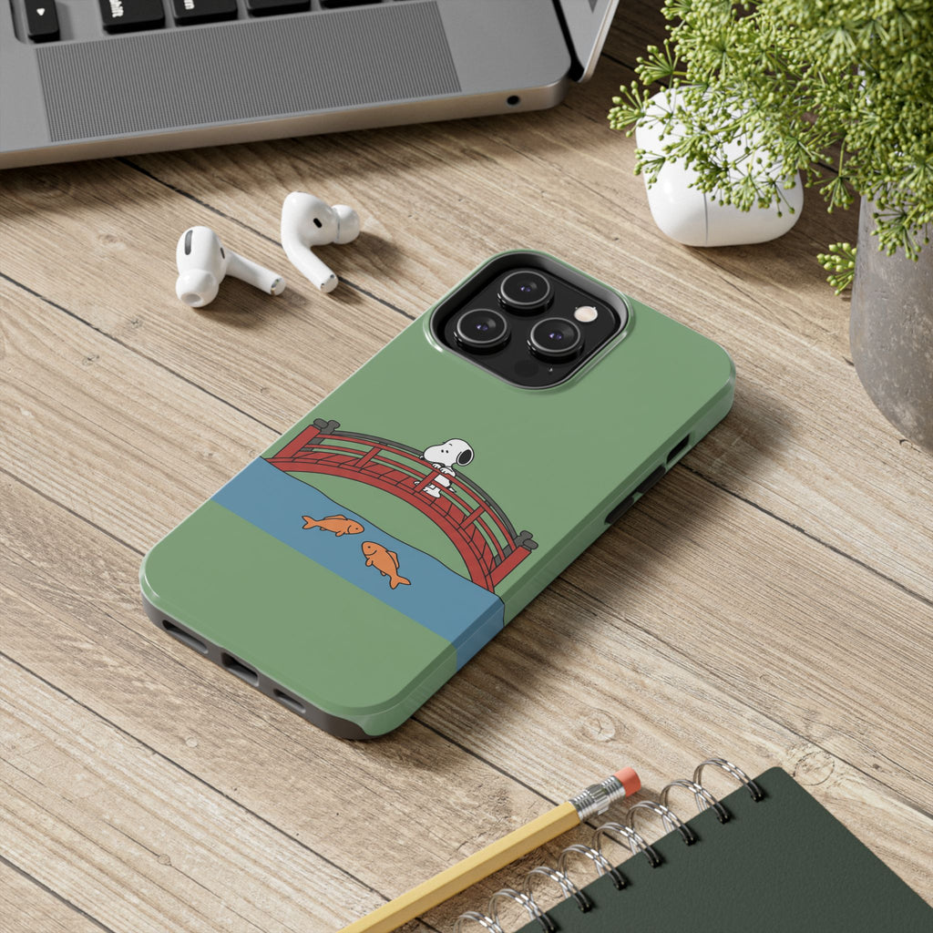Koi Bridge Phone Case